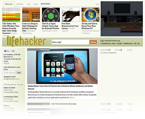 Lifehacker Mobile Mouse article