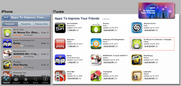 Apple Apps to Impress Your Friends feature
